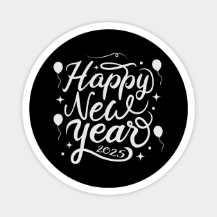 Happy New Year 2025 Magnet